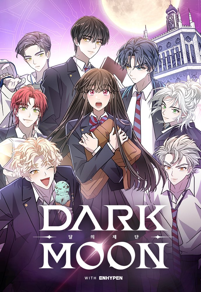 'DARK MOON: The Blood Altar' with ENHYPEN has officially ended on Naver Webtoon with 70 episodes in total.

It concludes as by far the most successful series launched by HYBE in both Wattpad and Naver Webtoon, garnering over 126.7M reads, 11.04M likes, and 3.86M subscribers