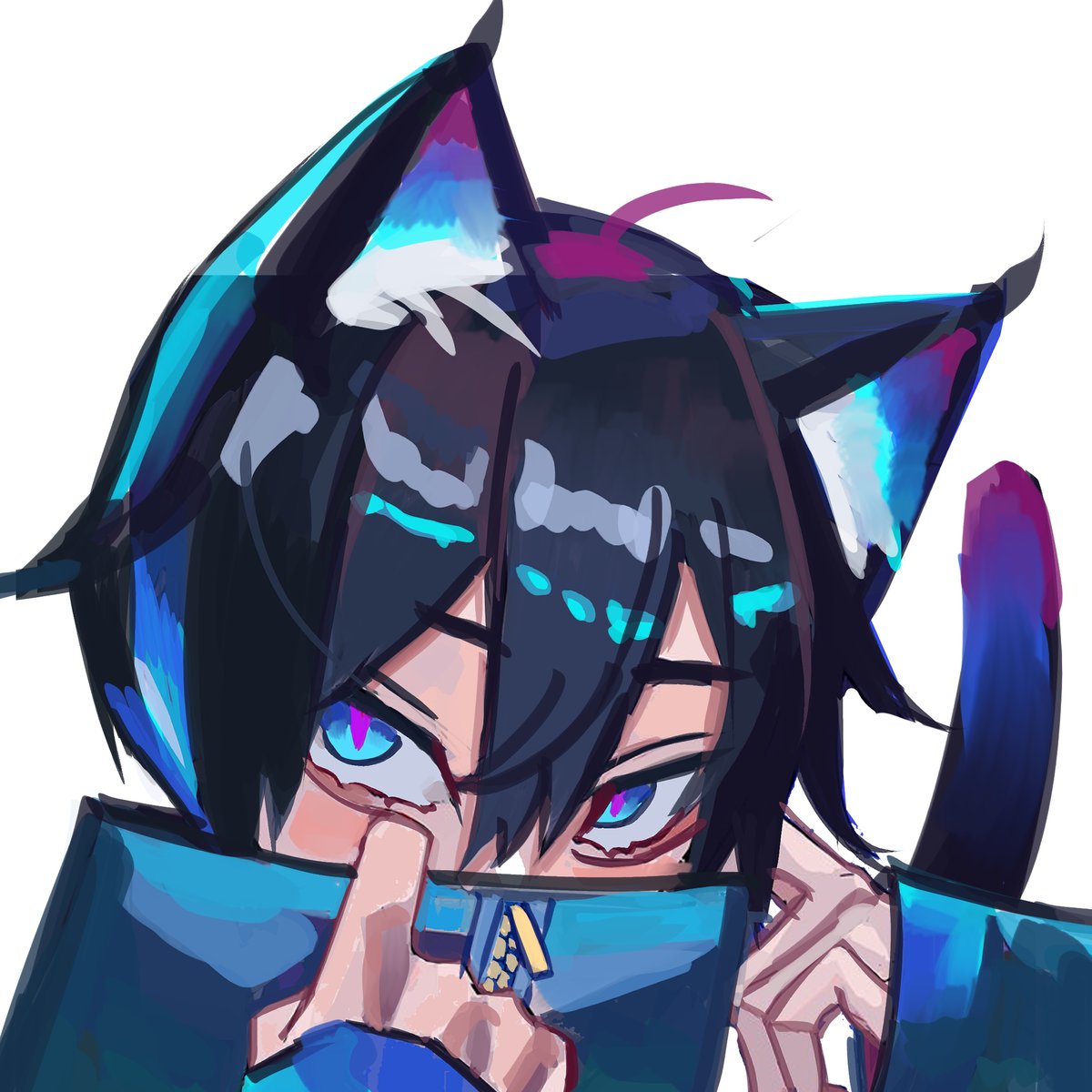 ⌛#Astrology🌞♀️self🐱#rkgk
I was avoiding trace&amp;AI dirty tricks.
Now I could not resist to mimick nice pose/artsstyle I saw
youtu.be/9MNPt-zlz-8
Amateur slow progress frustrated me.
Direct copy🐱is"a bit"😹unethical.
Photos&amp;AIart are more ethical Refs:
x.com/Tosiyu3617/sta…