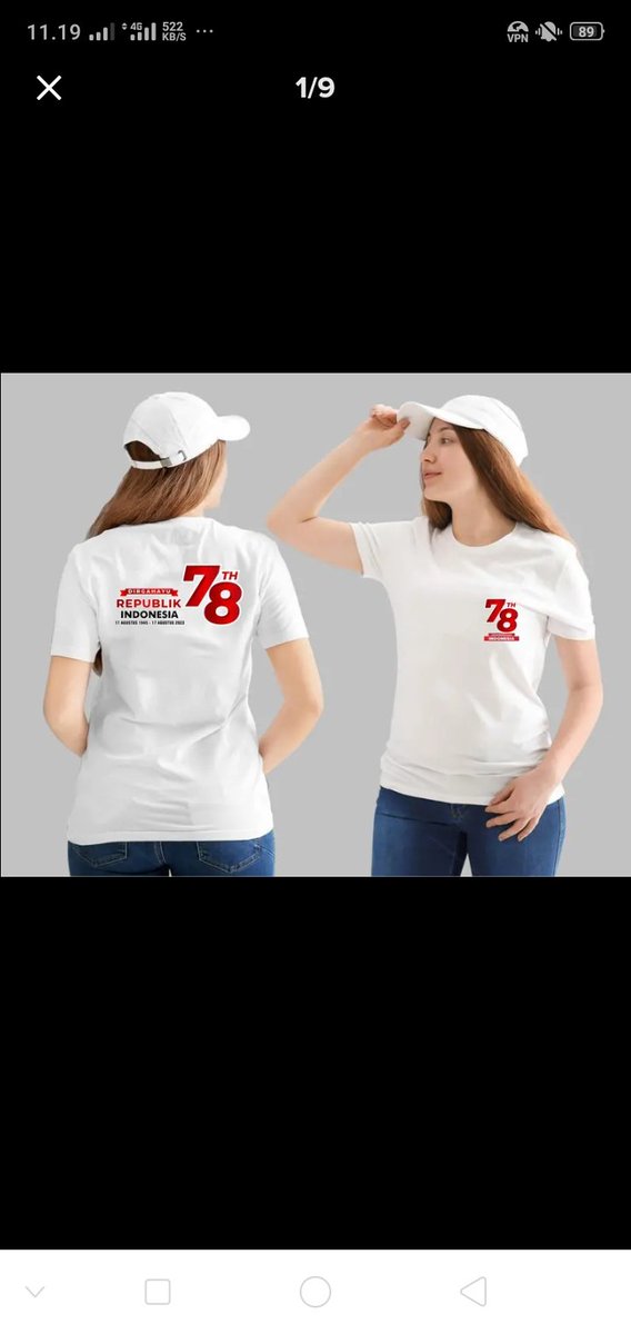 tapay564557491's tweet photo. KAOS OBLONG WANITA DISTRO GAMBAR DEPAN BELAKANG DIRGAHAYU INDONESIA 78TH UNISEX T-SHIRT hanya Rp33.000 - 51.898!

Disini👉https://t.co/ZBOgCp26eR https://t.co/yUeaDYF9OV