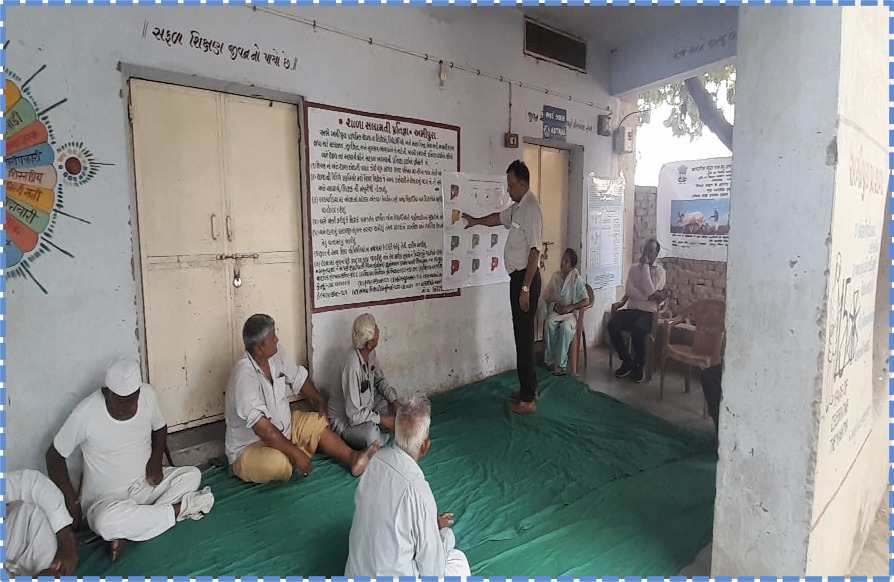 AgriGoI's tweet photo. National Campaign on Soil Health Management was conducted by Soil &amp; Land Use Survey of India (#SLUSI), INM Division on 9th August, 2023 for creating awareness on importance of #SoilHealth Card among #farmers at Village- Amipura, Block- Bavla, District- Ahmedabad (Gujarat State). https://t.co/qSdKv4rP7r