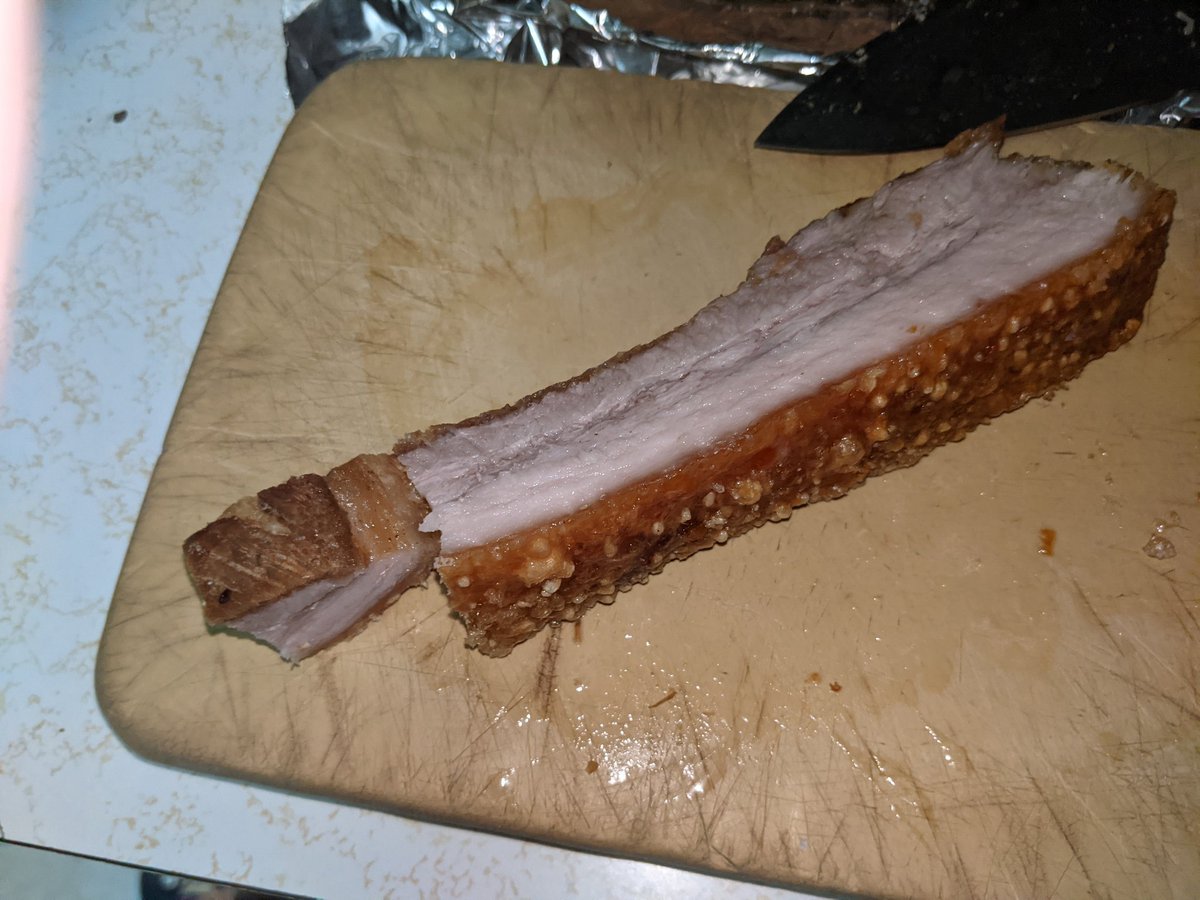 neg_ninja's tweet photo. @GuudeLP Skin on pork belly https://t.co/aYXcwLdjkK