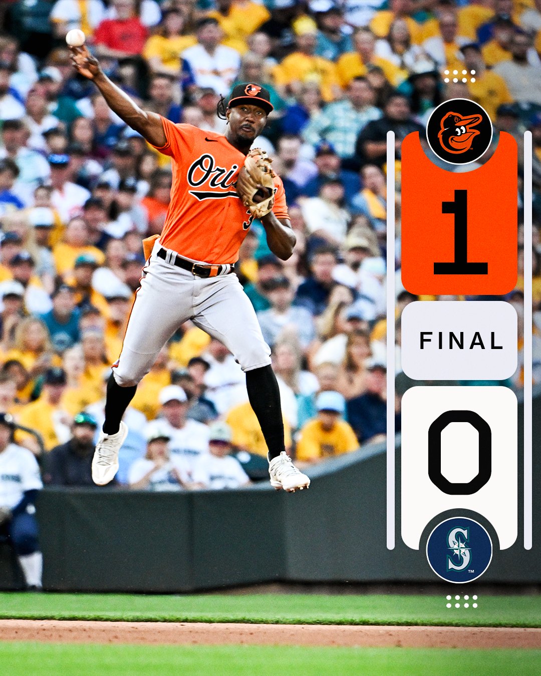 MLB on X: The @Orioles snap the Mariners' 8-game winning streak in extras.   / X