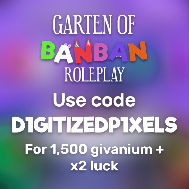julegames's tweet photo. 🌠 NEW CODE!
Use code 'D1gitizedP1xels" in Garten of Banban Roleplay! https://t.co/Ok0xwBW3lJ