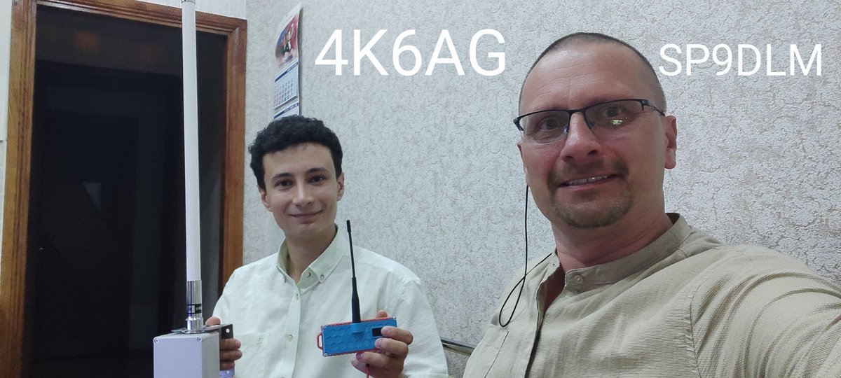 SP9DLM's tweet photo. The first #APRS #LORA gate and tracker in #Azerbaijan🇦🇿 launched🤩. Ruslan 4K6AG performed tracker tests.  Another country has joined the #aprslora network👍👏🤩 #loraaprs #hamr #hamradio #LoRaWAN @APRSdroid @aprsfi @uslanru4 https://t.co/eOEYdcY6Sw