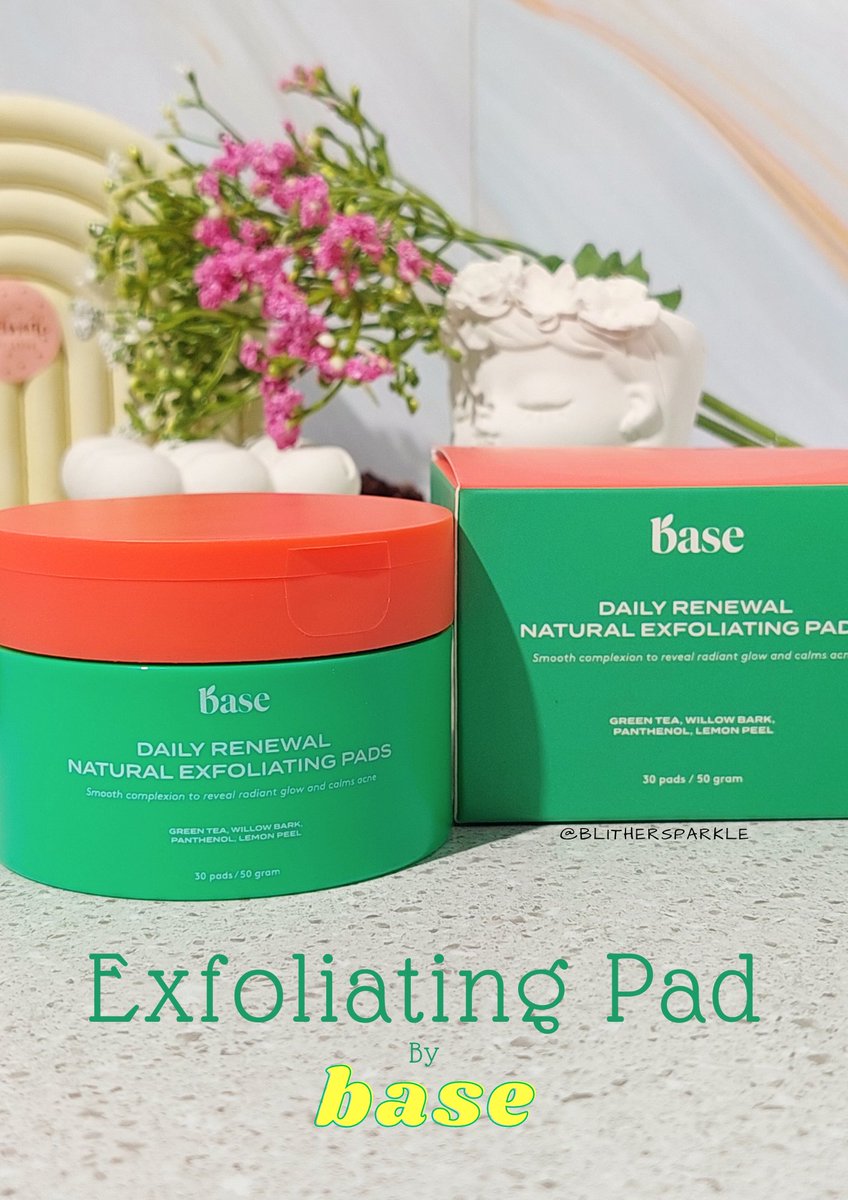 blithersparkle's tweet photo. Mau racunin Exfoliating Pads anti ribet dari brand kecintaanku yaitu "Base Daily Renewal Natural Exfoliating Pads" 🥳
Kenapa aku bisa secinta itu sama @itsmybase ini, bisa kalian liat deh before afternya sebagus ini ✨️ #BaseExfoliatingPads #ReviewItsmybase #SkincareVegan https://t.co/bjyYiXV3YX