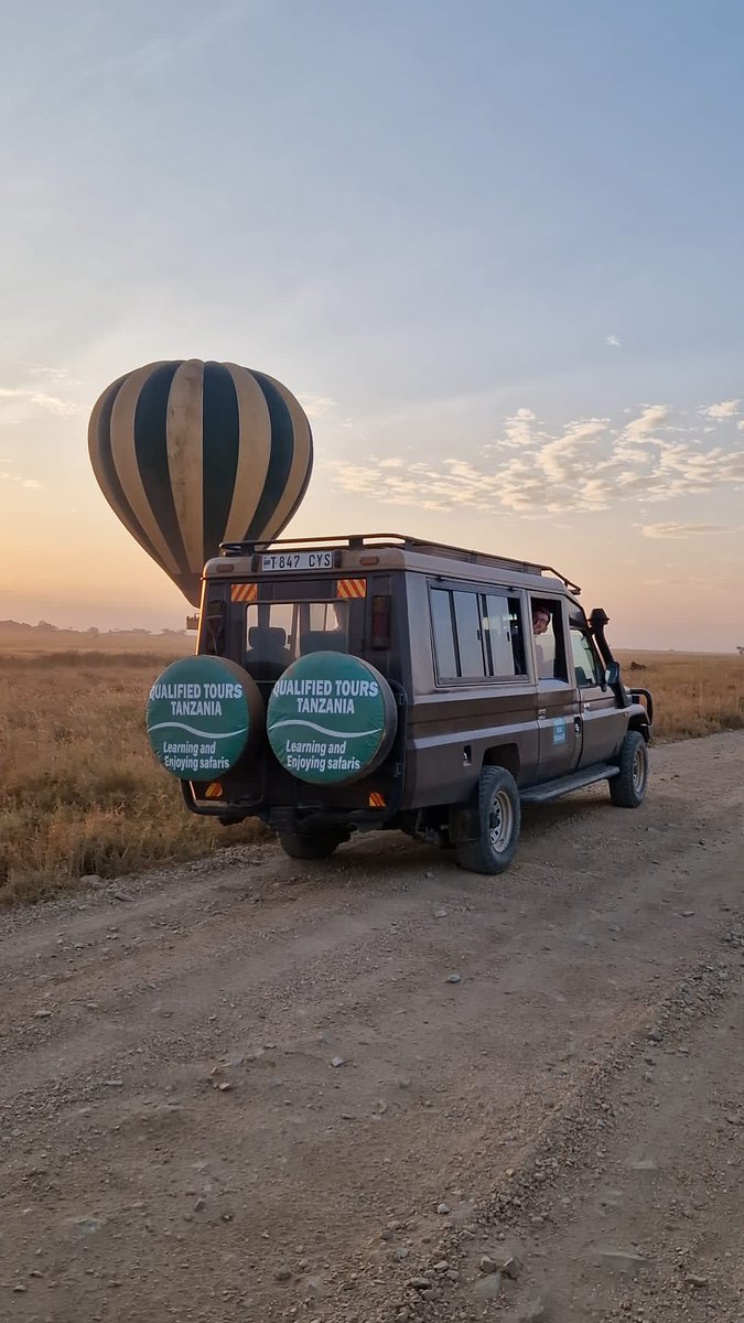 Special offer for hot air ballooning! From $ 600 to $ 530 per person in Serengeti national park 
Offer valid from sept 2023 to Dec 2023!
For more information about our offers kindly visit 
qualifiedtourstanzania.com
Karibu sana