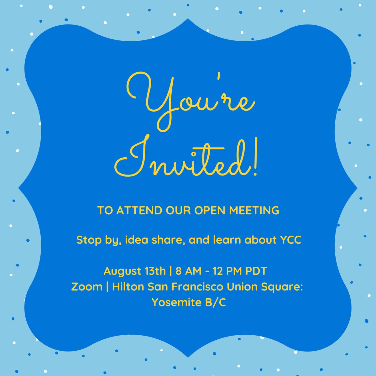 The YCC programming for #ACSFall2023 starts tomorrow. Drop by our open meeting, planned symposiums, and evening social. Learn about YCC, different careers paths, and network with younger chemists. Hope to see you there!