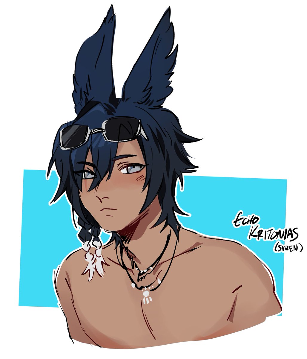 xcrow_e's tweet photo. a returned gift for the doodle >:3c
@Echo_Kritonias #fishartparty https://t.co/kSJMd28DJg