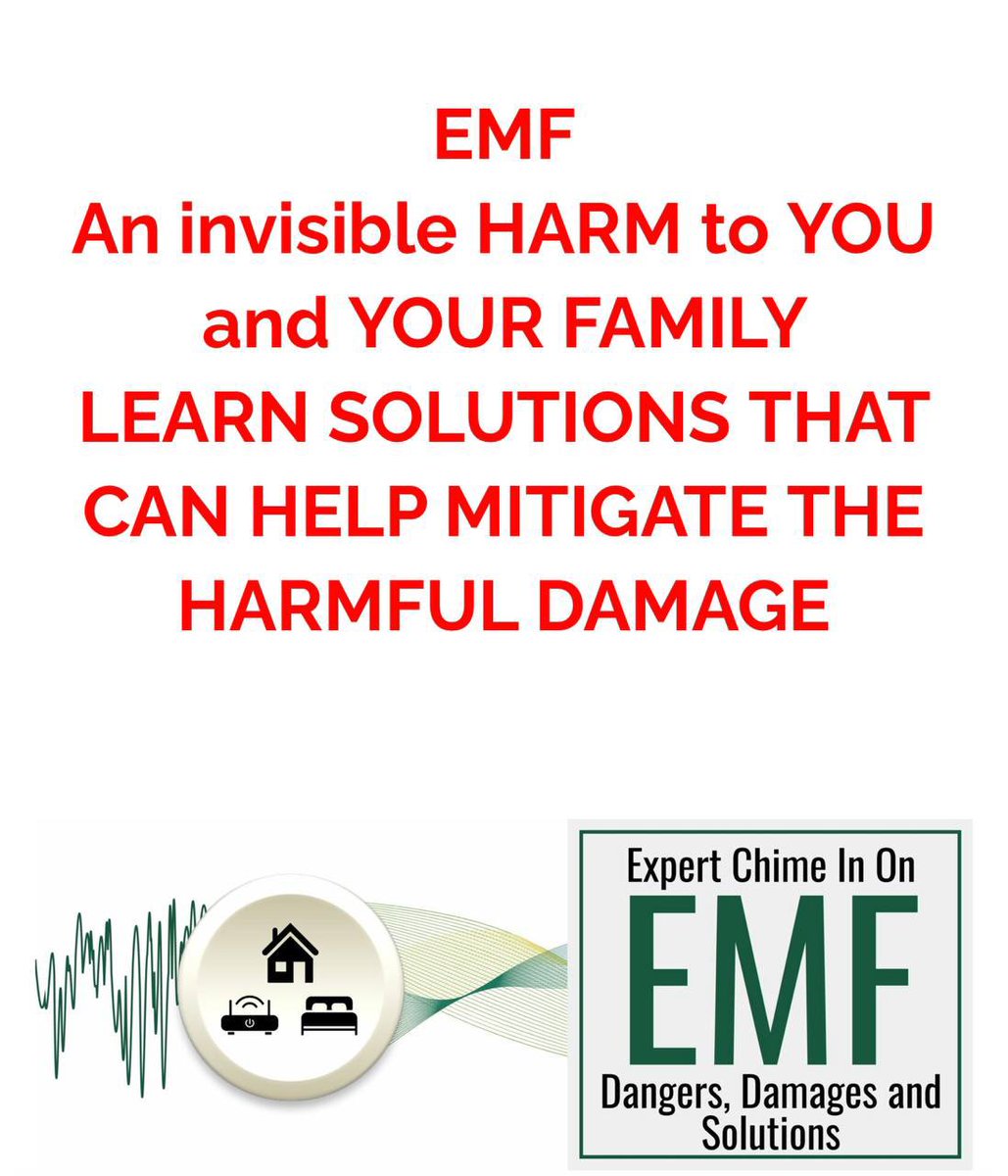 Watch each of these 6 informative episodes and learn the ways you and your family are unconsciously subject to EMF radiation.  Experts explain just how this affects humans and what can be done to remedy the situation.⬇️

drtenpenny.com/emf-experts/

#EMFs #EMFSolutions #EMFRadiation