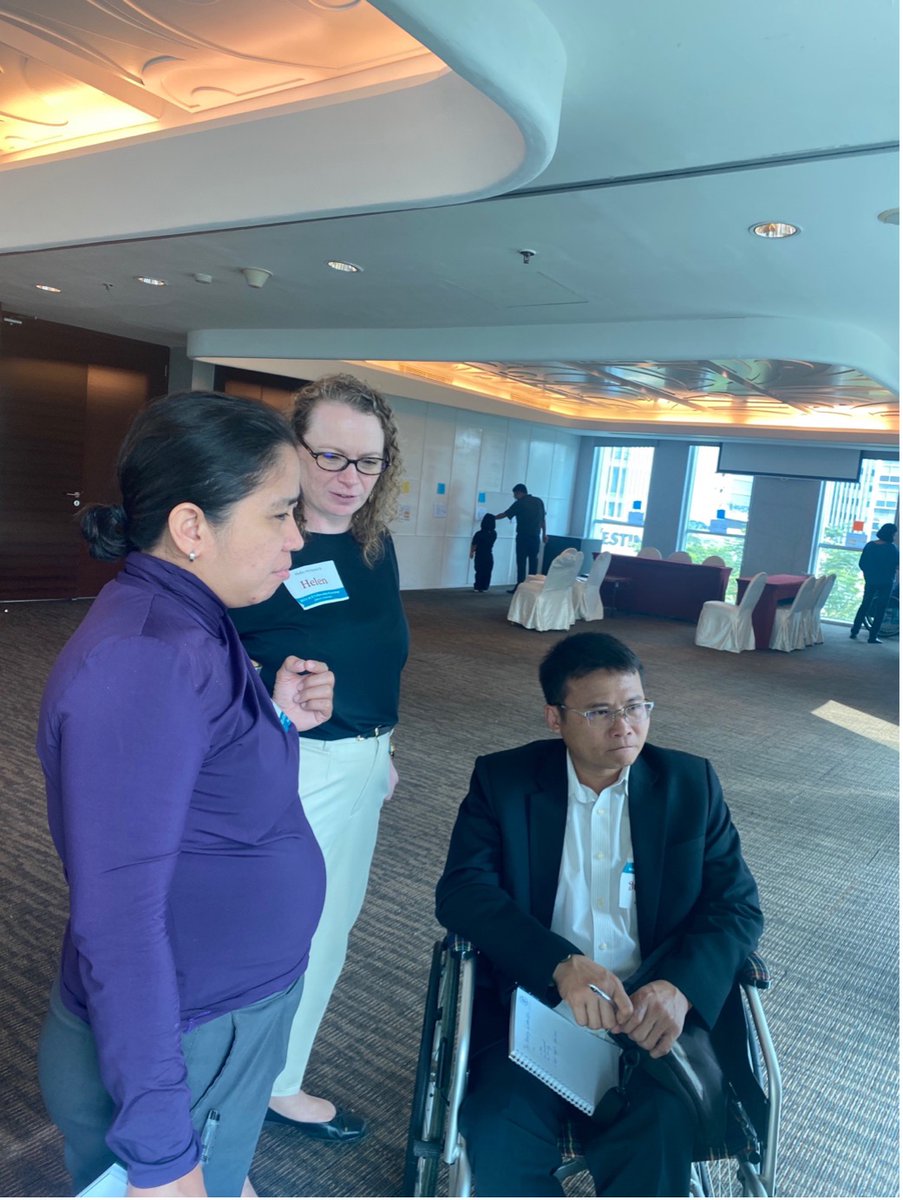 @CBM_Global @PDFSEC Reflecting on the role of OPDs and inclusion advisors during a program cycle, participants shared that timely consideration of disability inclusion was essential for successful outcomes for persons with disabilities. #ACEFellows