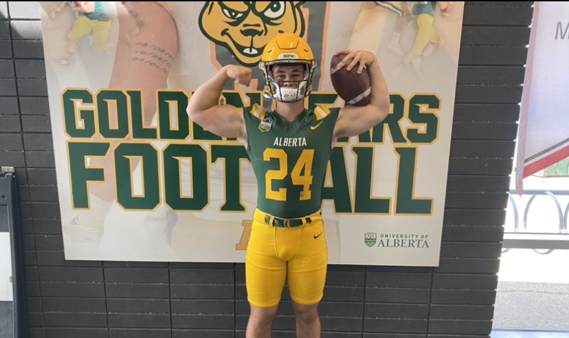Thank you so much to <a href="/UABearsFootball/">University of Alberta Football</a> for having me up for a visit this weekend. Super great environment and I’m excited for the future. Extremely thrilled for the official offer from @UACoachMorris and where my future will lead me!