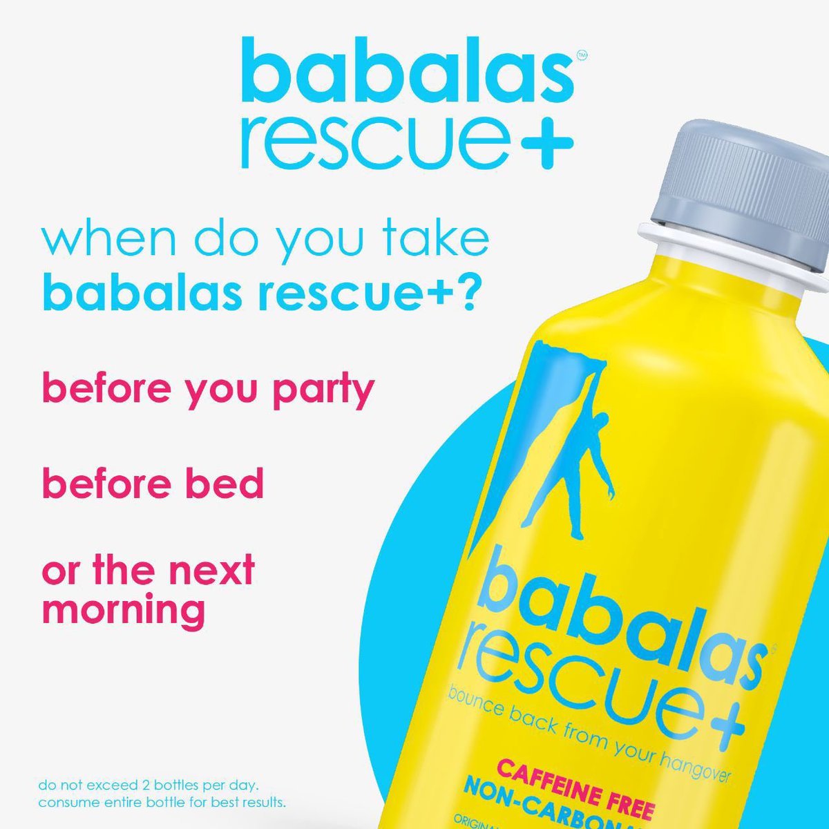 Unsure when or how to take Babalas Rescue+? Here is your guide for optimal results 😉

#rescueplus #babalasrescue #hangoverfree