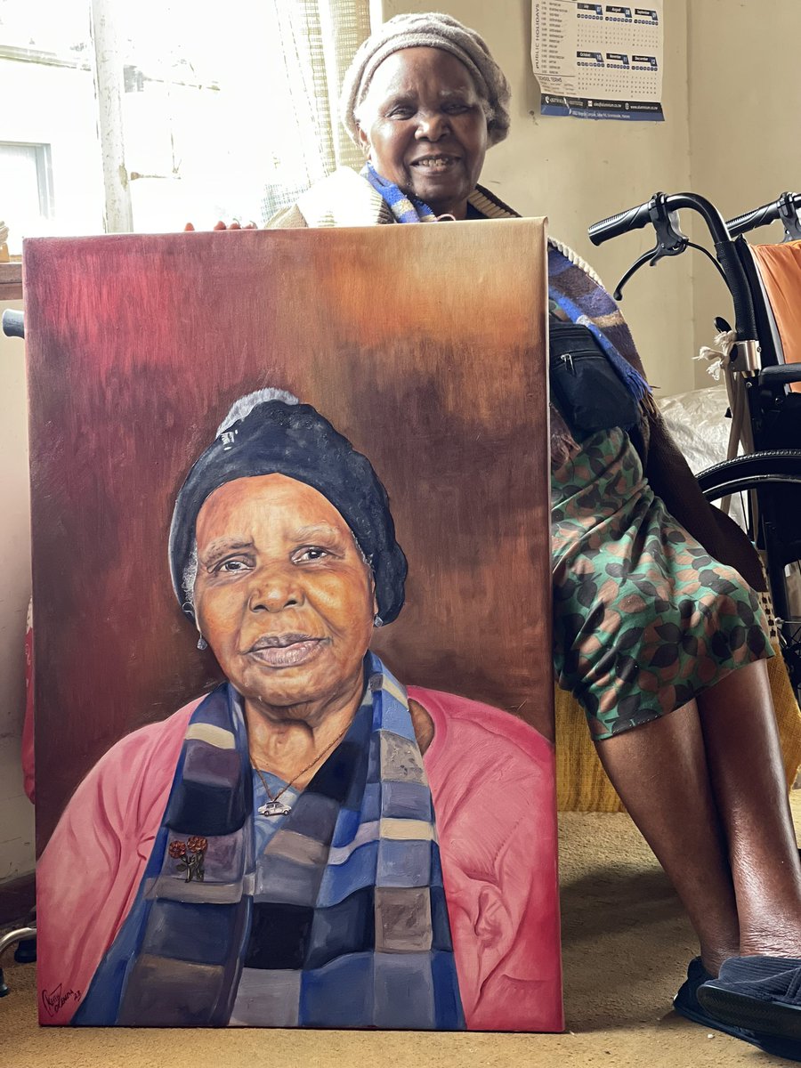 Happy birthday Gogo. It was a great experience doing your portrait!