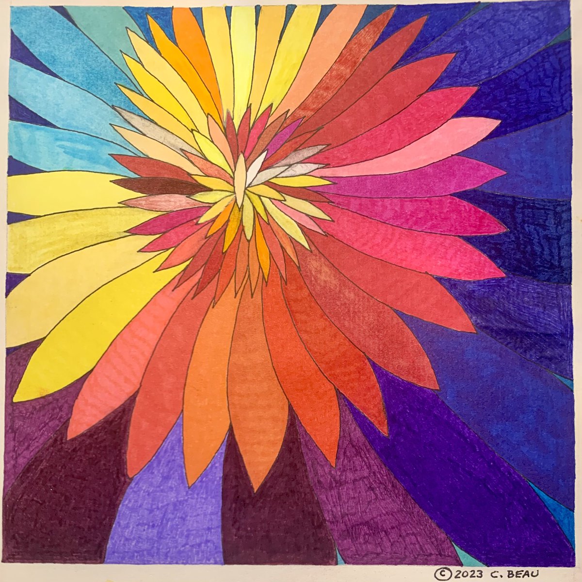 Experimenting with flowers….  :-)