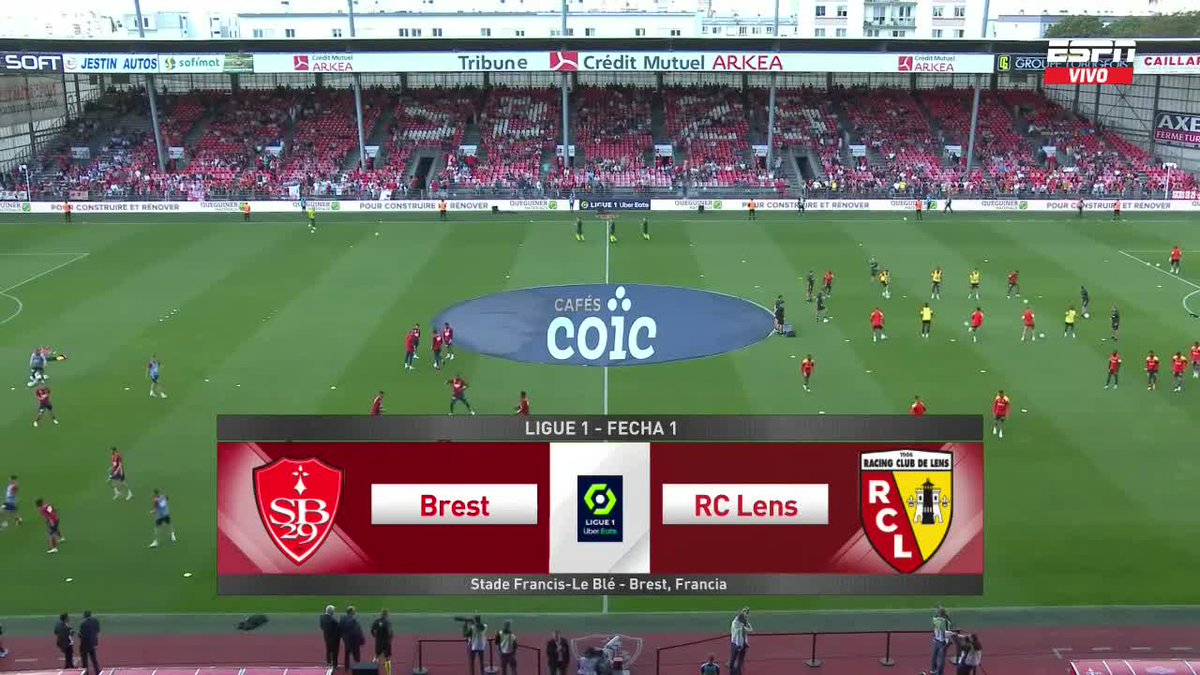 En minutos, llega el duelo entre Brest y Lens por la primera fecha de la #Ligue1xESPN. 📺 Mirá la #Ligue1 por #ESPNenStarPlus