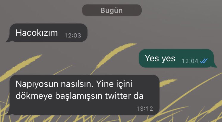 Hahahahahah bkz twitter ı günce gibi kullanmak 😂