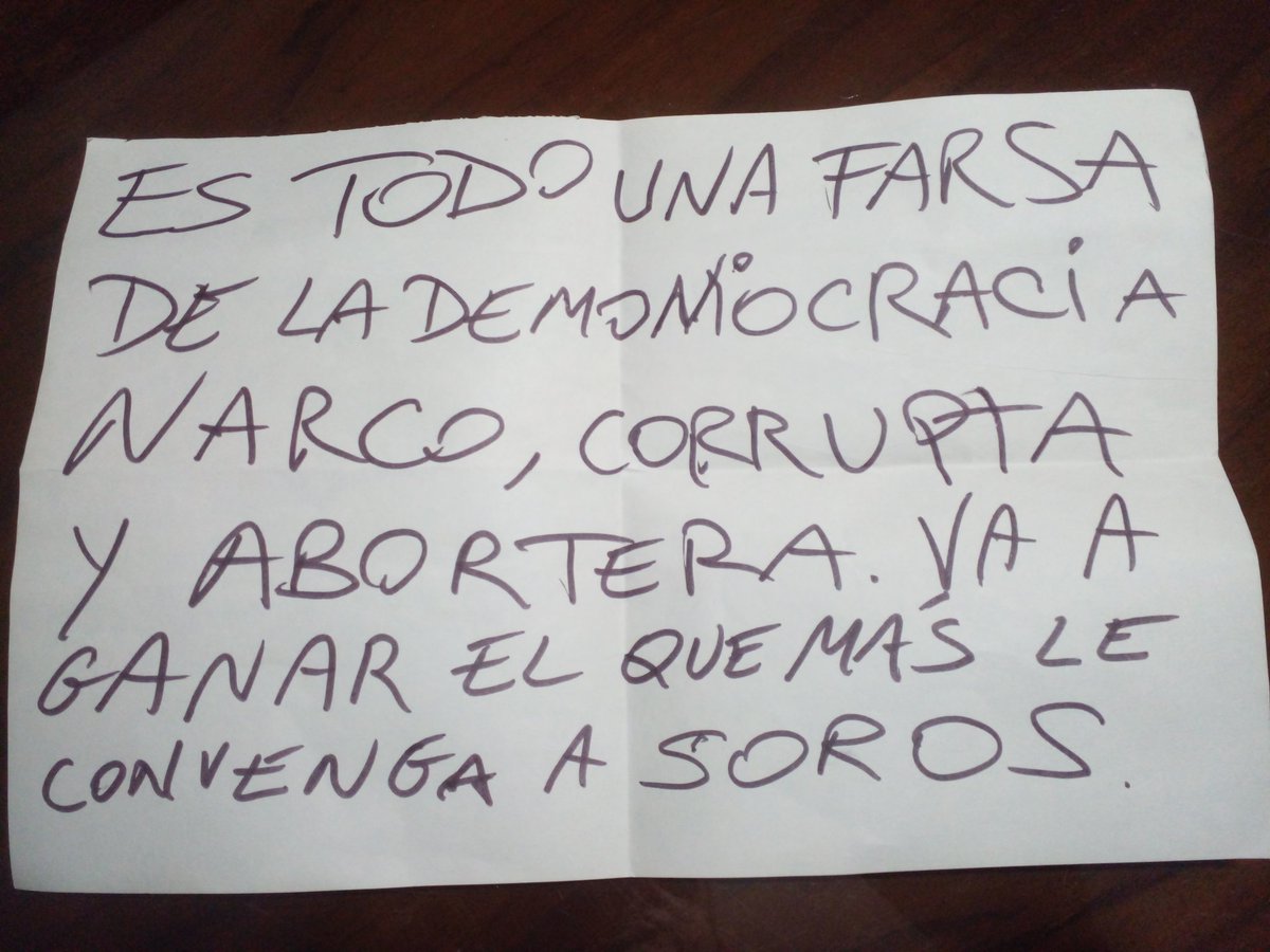 Mi voto hoy: