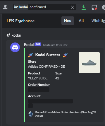 confirmed success from 11-08-2023 thx to: Bots: @CaspianAIO / @HazeyAIO / @EarthSideIO Proxies: @InfinitySupply_ Checker: @KodaiAIO