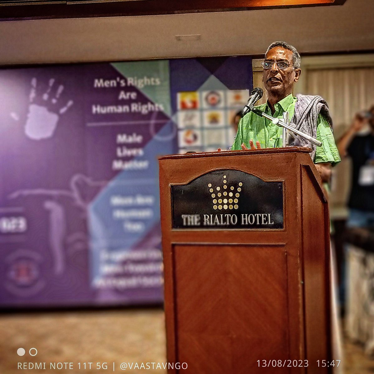 The Indian Men's Rights Movement has reached a stage that is now much more political.  Representatives of Men's Rights NGO's are no more harassed husbands. 
- Suresh Ram
#13SIFNationalMeet #MensRightsAreHumanRights #MenRightsMovement #MensRights