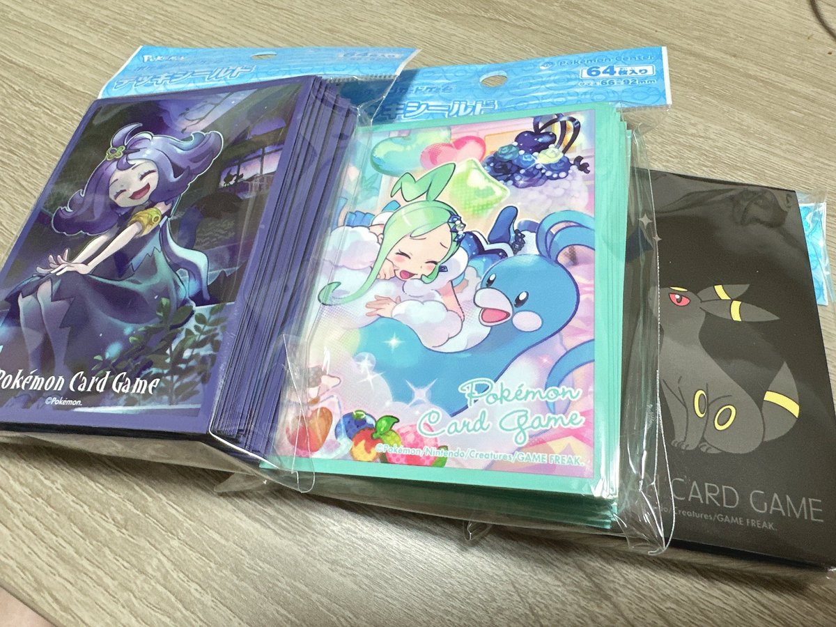 スリーブ届いた！かわい〜！！