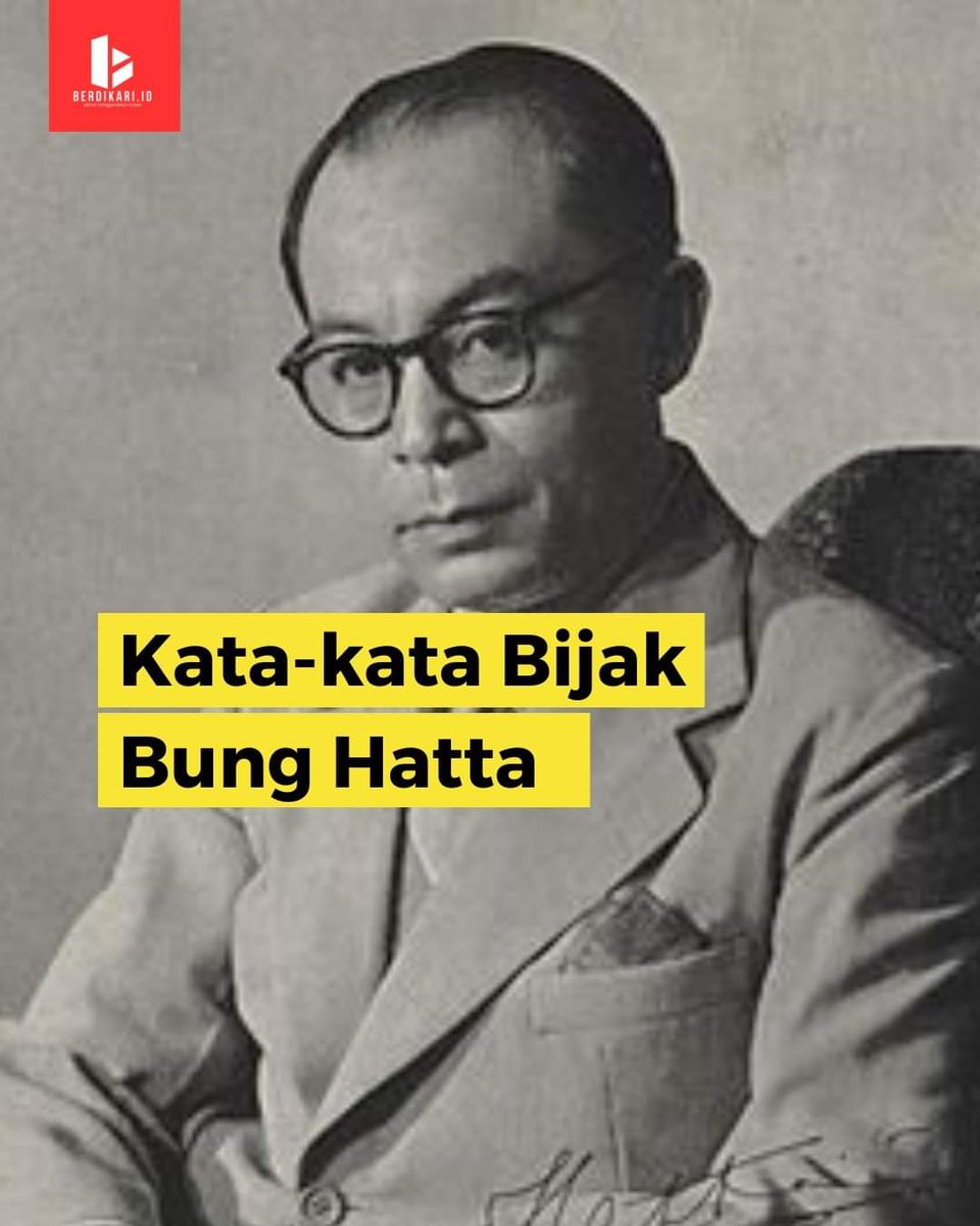 Mohammad Hatta, Proklamator kemerdekaan dan Wakil Presiden pertama RI, lahir pada 12 Agustus 1902.

#BungHatta #Proklamator #IndonesiaMaju #Merdeka