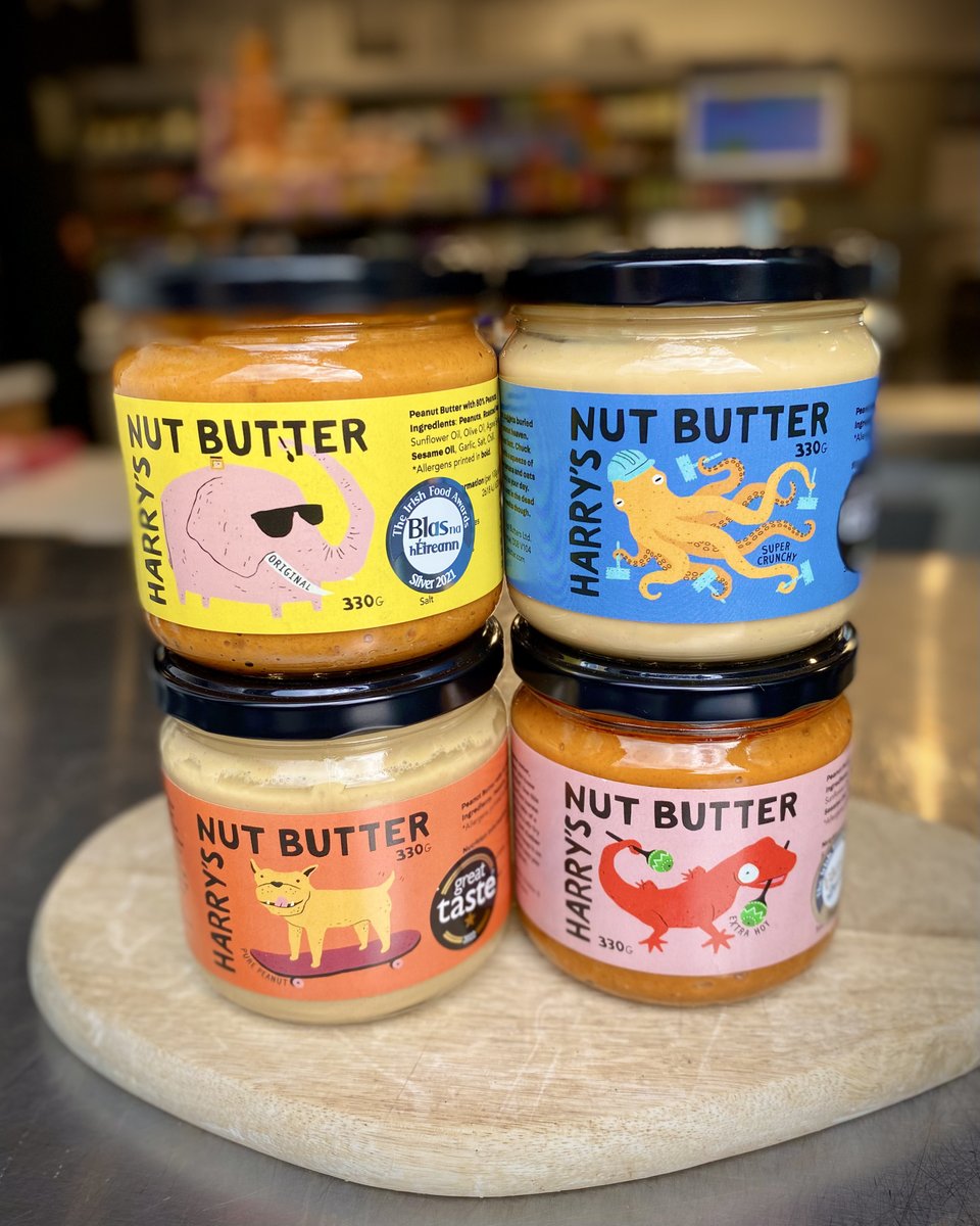 Staff Pick Alert: Harry's Nut Butter! 😋 
Born and raised in the heart of Dublin 8 at the Fumbally Café, Harry's Nut Butter is a taste of pure delight. Slightly sweet, kind of salty, and a little bit spicy – it's the ultimate toast-topper dream!

 #StaffPick #HarrysNutButter