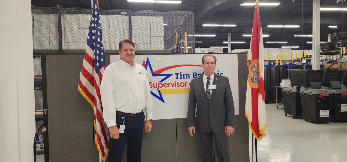 SenTom_wright's tweet photo. I recently got a wonderful tour of the Brevard Supervisor of Elections Office and got to see first hand the great work they are doing to ensure we have fair and accurate elections. https://t.co/NHoDYw2Fne