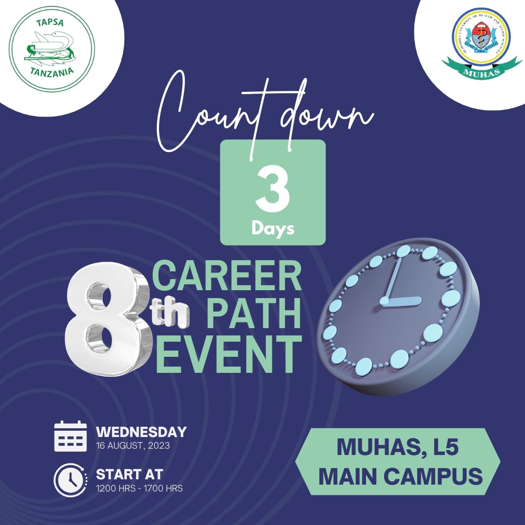 You do keep the count don't you?

3 days remain.

Are you ready??!

#careerpathevent2023
#Careerpathevent
#TapsaMuhas
#SchoolofPharmacy