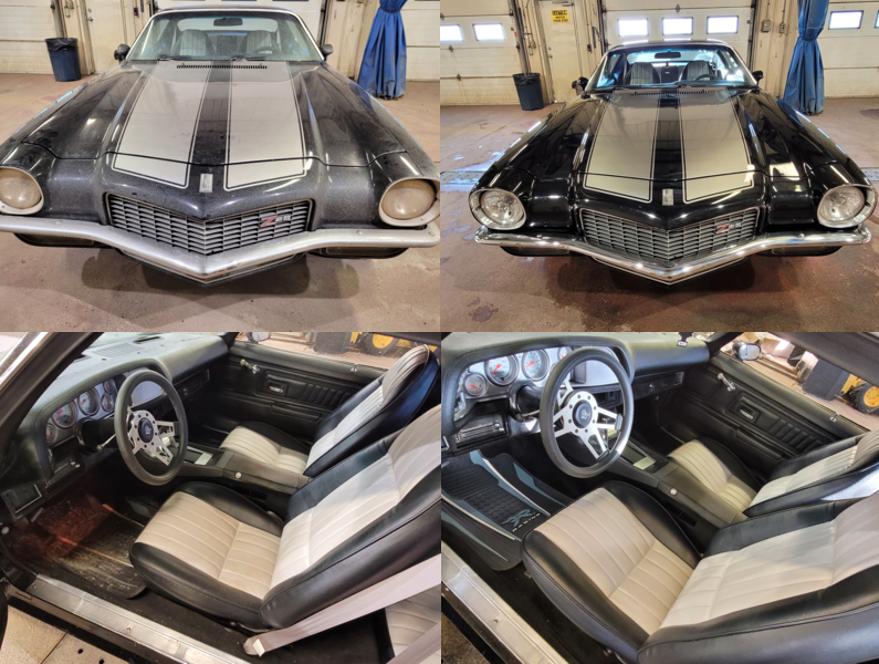 Revitalize Your Classic Ride! Unleash the true glory of your majestic classic cars with our premium auto detailing services.
Step into the realm of vintage excellence as we delve into the timeless beauty of a 1970 Chevrolet Z28 Camaro!

#classiccarlovers #autodetailing
