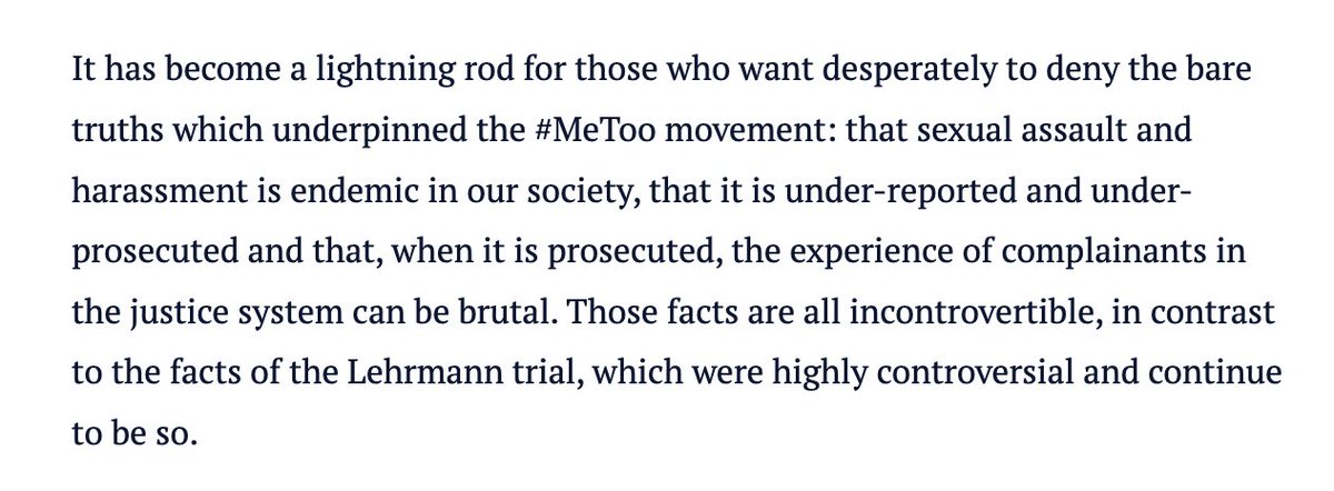 Bang on from @JacquelineMaley, on the Lehrmann trial.