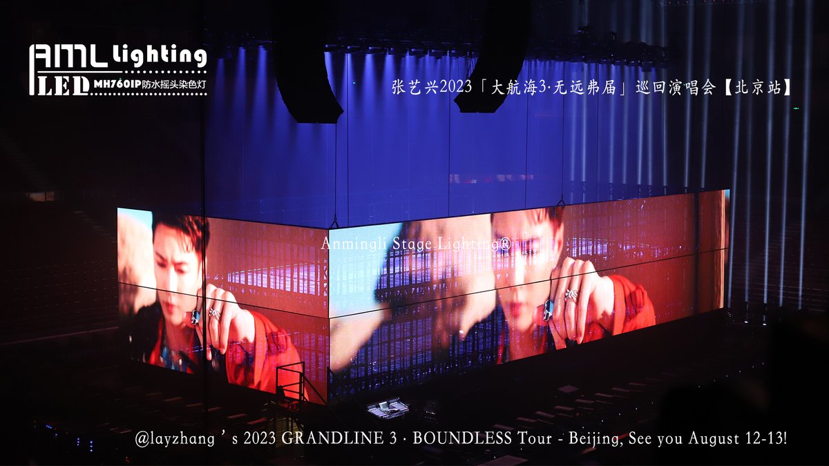 AMLIIGHTING's tweet photo. 760 LED Moving Head Wash Light Dragon Eyes #LAY_GRANDLINE2023 layzhang2023 GRANDLINE 3 Beijing China #LEDwash #LEDlight #ledmovinghead #760ip #760wash #mh760ip #stagelighting #lightingdesigner #ledwash #ledlight #washlight #lightingdesign #stagelights #ledmovinghead #lightingshow https://t.co/cn9vbMk4Hr