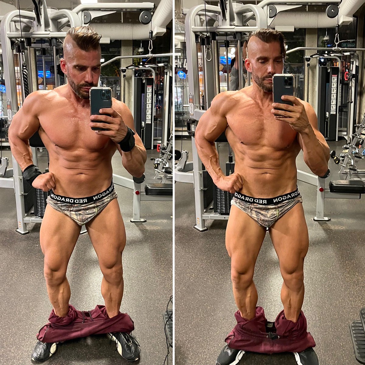TheRealShreddZ's tweet photo. Saturday night at the bar Baybee! My most favourite establishment in da world.
10 week difference. ππͺπ½
Left - 213LBS
Right - 195LBS
#fitness #gymlife #transformation #bodybuilding #ShreddZ #Shredded https://t.co/h7p2D3eus2