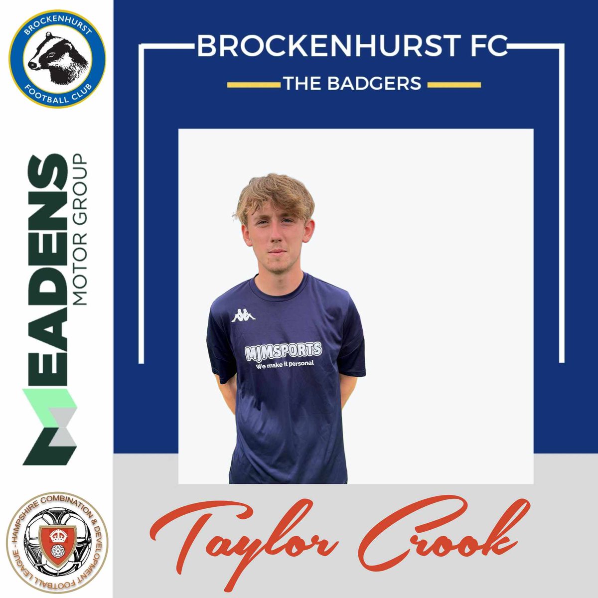 Brock_FC's tweet photo. NEW DEV SQUAD SIGNING

We are happy to announce the signing of Left Back Taylor Crook

Taylor is on a Dual Registration from @HWFCOfficial and we thank them for their assistance 👏

Welcome to @Brock_FC Taylor 🦡🔵⚽ https://t.co/wW4NJWHRQG