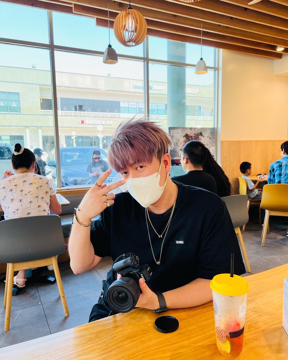 DavidxWu's tweet photo. Another spontaneous shoot with new hair color! #OOTD https://t.co/mlOR8XWol7