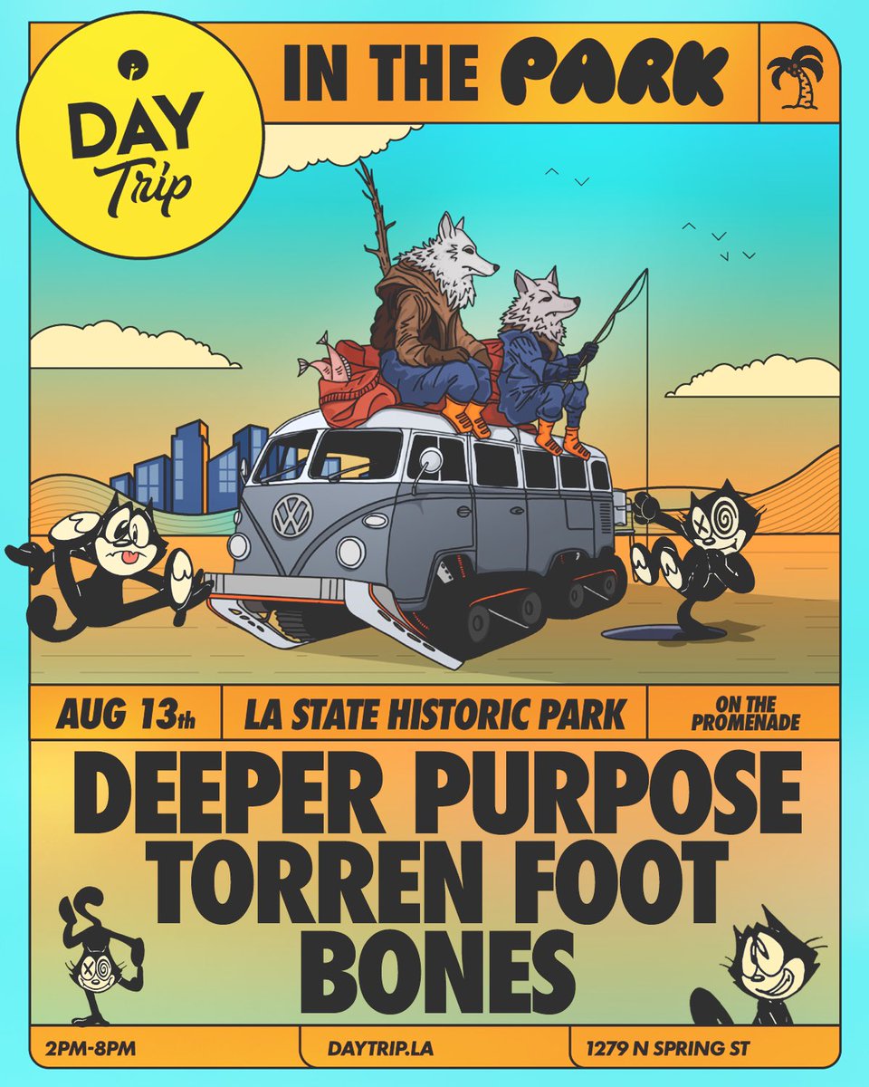 trevorBONES (@trevorbones) on Twitter photo Had to do my thing on the art 😸
See you soon <a href="/daytripla/">Day Trip ☀️</a>! Let’s have a SUNDAY SUNDAY SUNDAY *monster truck voice* Had to do my thing on the art 😸
See you soon <a href="/daytripla/">Day Trip ☀️</a>! Let’s have a SUNDAY SUNDAY SUNDAY *monster truck voice*