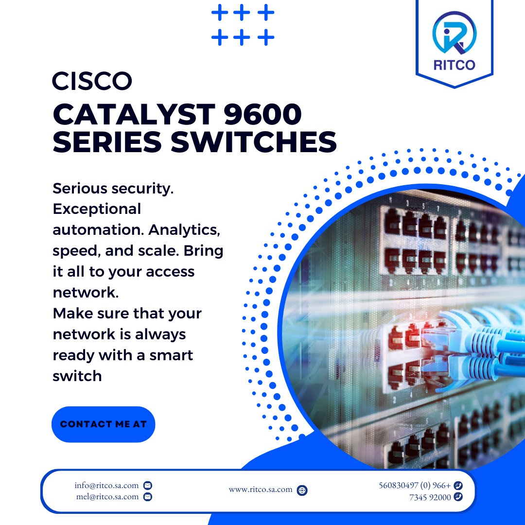 #Cisco #Switches 

Gain faster access with a faster core!!
