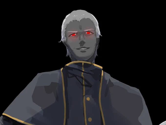 おじさん描きたくなくてメソメソしながら描いたナイ牧師