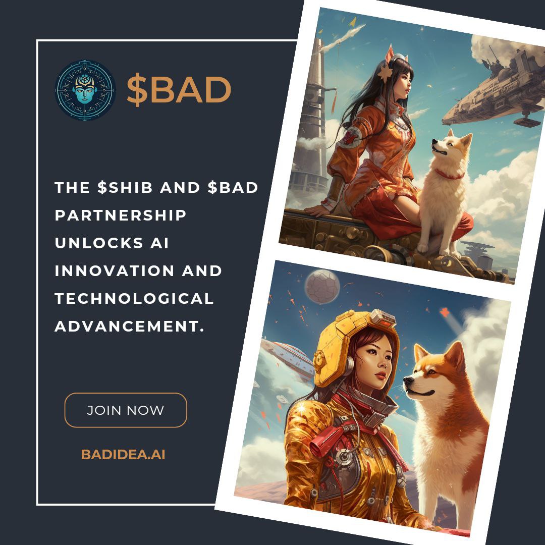 EdikanEffi72148's tweet photo. Building bridges between common sense and sheer lunacy, the #BADIDEAAI project is here to challenge your perception of what's possible in AI! ๐ฑ
$BAD
@badideaai
๐https://t.co/67gzPfInBb
#CryptoForceArmy
#Blockchain https://t.co/azkalZGeBa