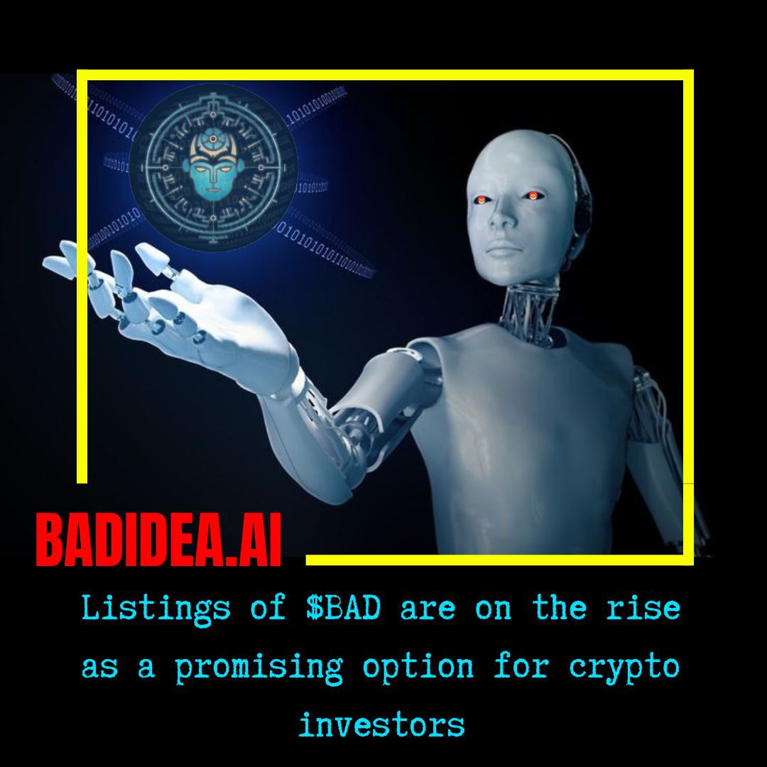 EdikanEffi72148's tweet photo. Curious about the future? Look no further than #BADIDEAAI. We're on a mission to redefine what's possible with artificial intelligence.
$BAD
https://t.co/mugJqfeJfM
#ArtificialIntelligence
#CryptoForceArmy https://t.co/uhYAI3UOly