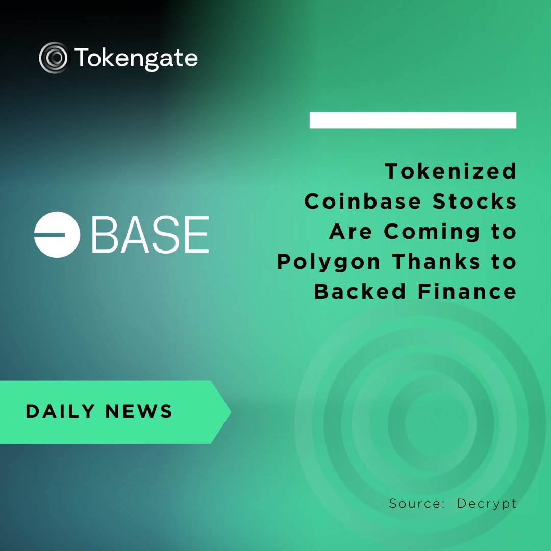 Tokengate (@thetokengate) on Twitter photo 📢 Tokengate Daily News
Backed Finance, a DeFi project, integrates <a href="/Chainlink/">Chainlink</a>'s price feeds and expands its tokenized products to networks like <a href="/BNBCHAIN/">BNB Chain @ #BinanceClubhouse</a>, <a href="/0xPolygon/">Polygon ※</a>, <a href="/gnosischain/">Gnosis Chain 🦉</a>, and more, beyond its <a href="/Ethereum/">Ethereum.org</a> origins.
tinyurl.com/7tdwsd9n 📢 Tokengate Daily News
Backed Finance, a DeFi project, integrates <a href="/Chainlink/">Chainlink</a>'s price feeds and expands its tokenized products to networks like <a href="/BNBCHAIN/">BNB Chain @ #BinanceClubhouse</a>, <a href="/0xPolygon/">Polygon ※</a>, <a href="/gnosischain/">Gnosis Chain 🦉</a>, and more, beyond its <a href="/Ethereum/">Ethereum.org</a> origins.
tinyurl.com/7tdwsd9n