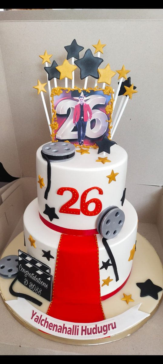 HeyitsLenn's tweet photo. Cake is ready 🥳
#26YearsOfBOSSism
#26YearsofDasaDarshan
#Dboss
@dasadarshan https://t.co/sQwCCVHuRG