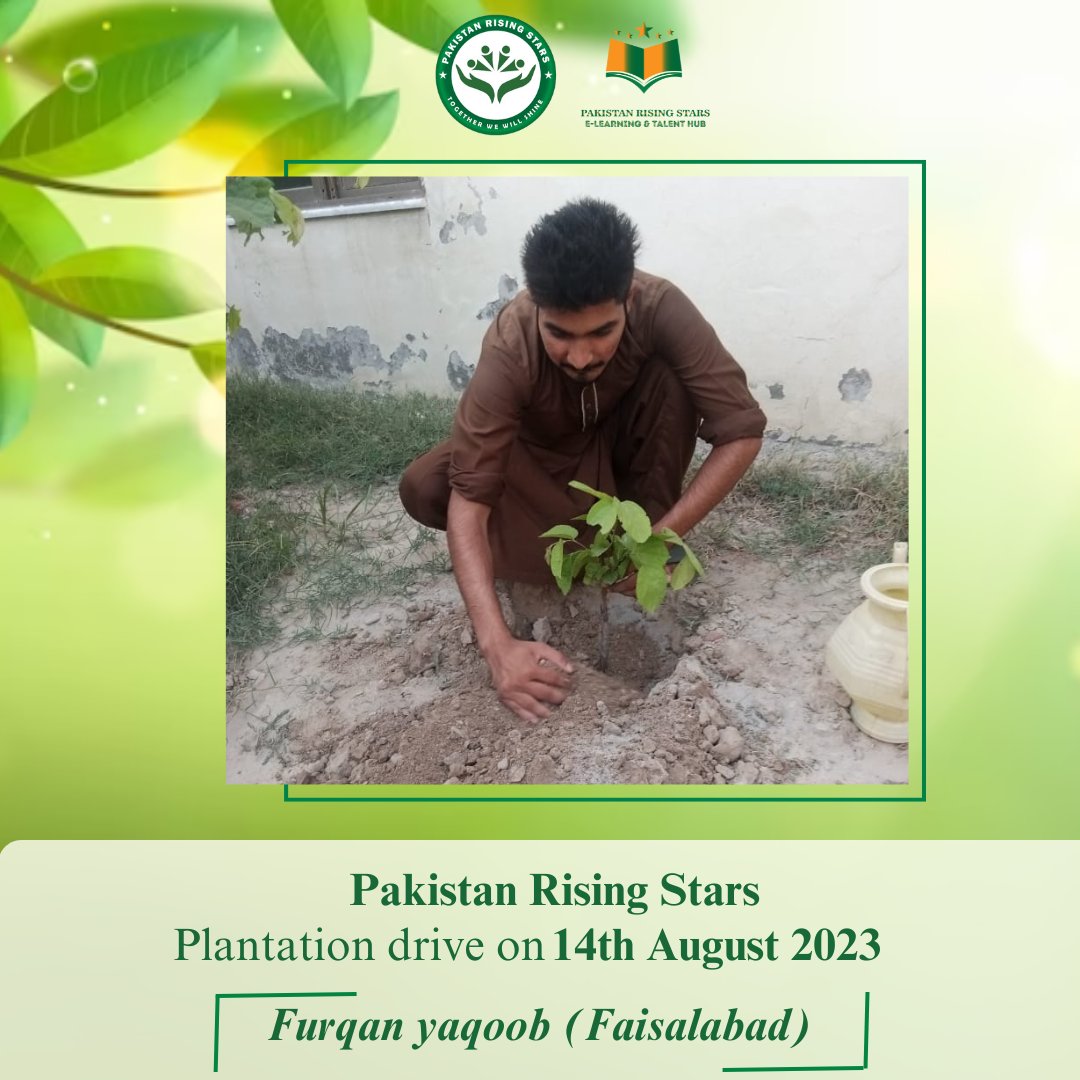 youth_prs's tweet photo. "He who plants a tree, plants a hope."

Our motive is to make Pakistan green Come on guys join and support this chapter in this plantation of hope to make our environment pure. 

Plant much trees as this is the need of environment for a healthy lifestyle.
Regards:
@youth_prs https://t.co/01wyhrcwD8