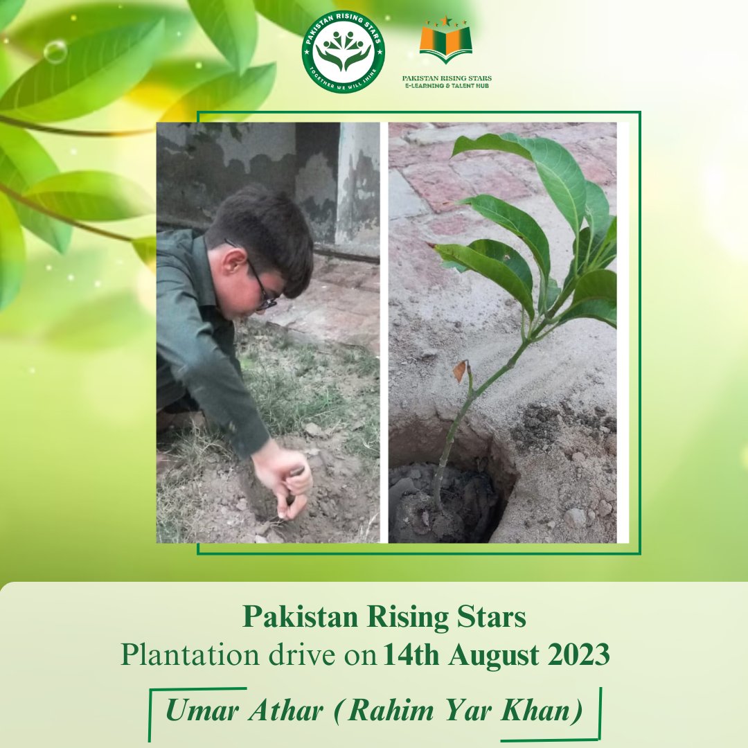 youth_prs's tweet photo. "He who plants a tree, plants a hope."

Our motive is to make Pakistan green Come on guys join and support this chapter in this plantation of hope to make our environment pure. 

Plant much trees as this is the need of environment for a healthy lifestyle.
Regards:
@youth_prs https://t.co/01wyhrcwD8