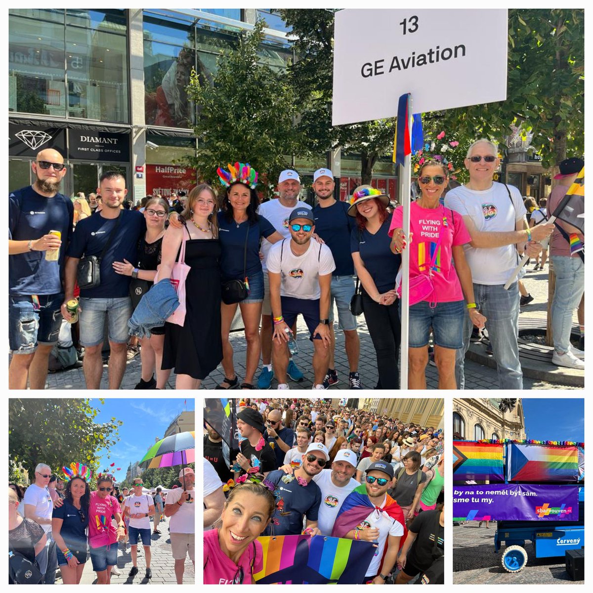 #prahapride this the 4th pride on a row that we at <a href="/AvioAero/">Avio Aero</a> are proudly sponsoring!!! Thanks to all my Colleagues who are always supporting to make our workd a better place to live #InclusionMatters #everyonematters