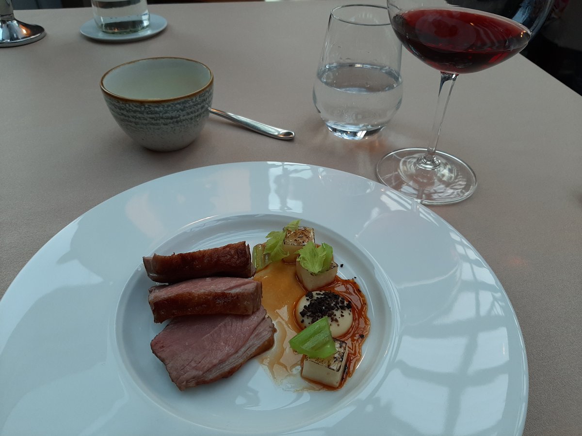 Earthy Nebbiolo – the perfect companion to 45-day aged Northallerton lamb rump at The Orangery @RockliffeHall guide.michelin.com/en/darlington-…