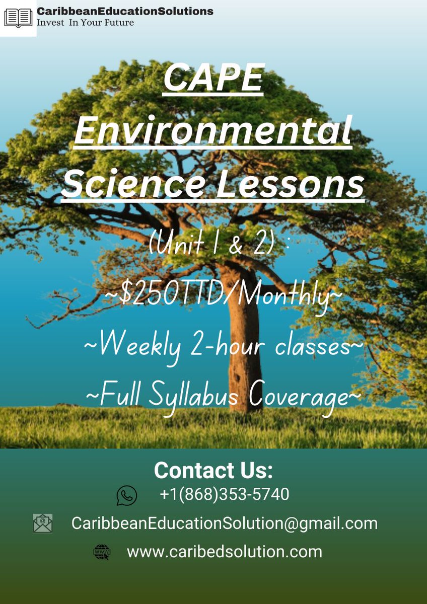 CaribbeanEdSol's tweet photo. Lessons! https://t.co/6AFCgZqCoj