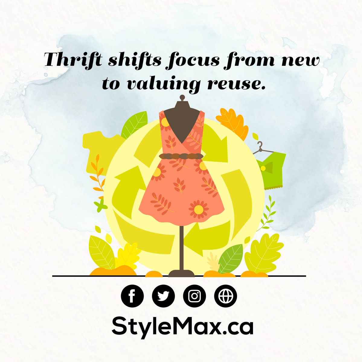 stylemaxinfo's tweet photo. If we consciously thrift, we can help shift our values to a world that reuses what it’s already got, instead of perpetually chasing something new and shiny.
#ConsciousThrift #ShiftToReuse #SustainableValues #ThriftingShift #ReuseOverNew #LessIsMore #mindfulconsumption https://t.co/x7c4riNTSq