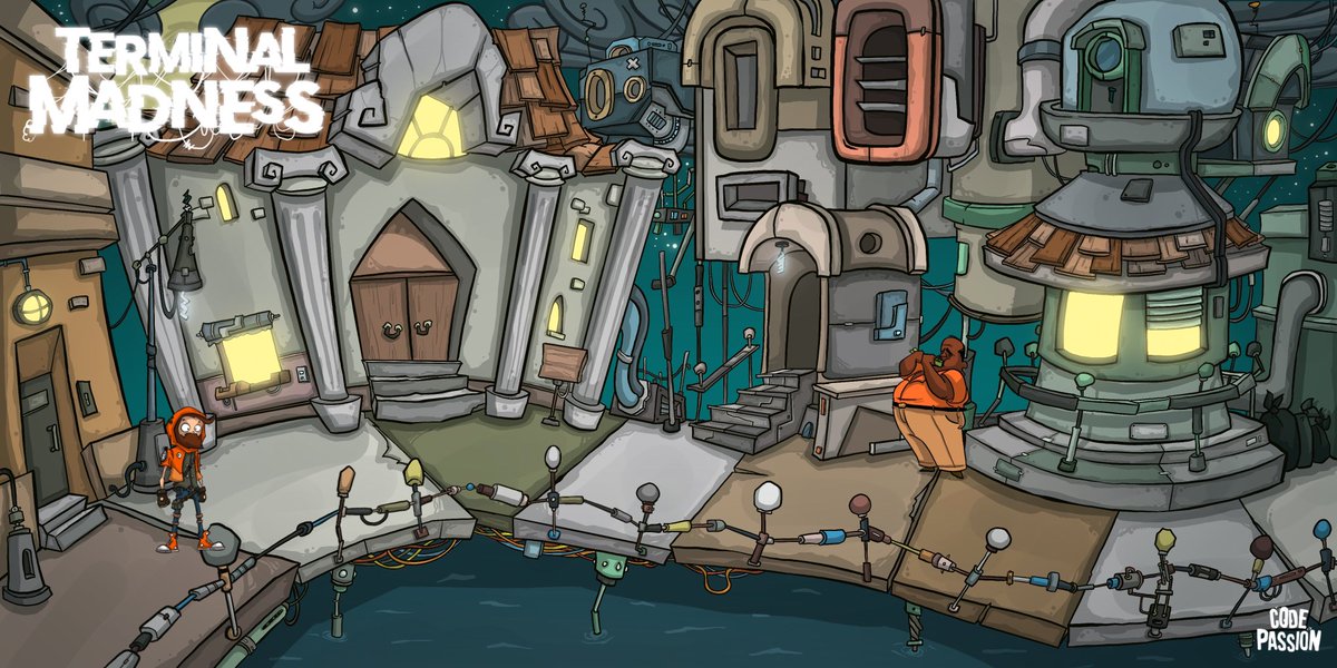Another scene almost ready! #adventuregame #pointandclick #monkeyisland #brokensword #dayofthetentacle #retrogames