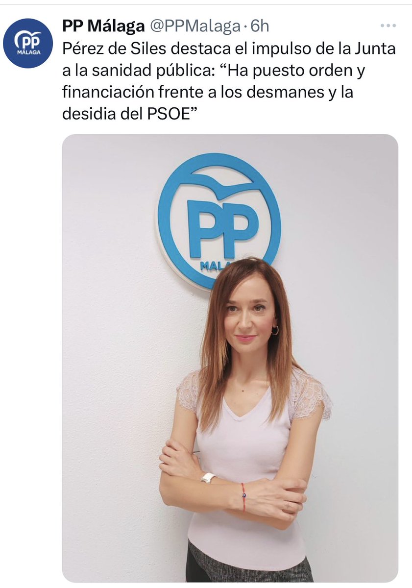 ❌❌Pero no, espérate que ahora viene Elisa Pérez de Siles y el <a href="/PPMalaga/">PP Málaga</a> y te cuentan la milonga esa de que han puesto orden y financiación en la Sanidad👇
⁉️¿De qué están hablando?⁉️
#SanidadPública 
<a href="/SER_Malaga/">SER Málaga</a>