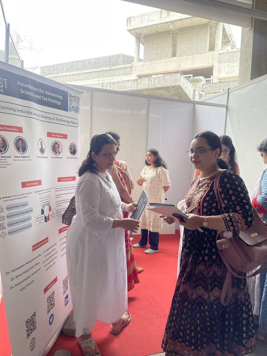 Manvi Sharma (@manvivivi) on Twitter photo <a href="/95Shriya/">Shriya Naidu</a> & <a href="/charusethphd/">Charu Seth, PhD</a> are rocking the stall at #CuriosityConference, talking about <a href="/IndSciFest/">India Science Festival</a> 2023 by <a href="/FASTIndiaTrust/">Foundation for Advancing Science and Technology</a> 🎉
Come visit, join their workshop "Express Your Science" & explore #scicomm and #science #policy. <a href="/95Shriya/">Shriya Naidu</a> & <a href="/charusethphd/">Charu Seth, PhD</a> are rocking the stall at #CuriosityConference, talking about <a href="/IndSciFest/">India Science Festival</a> 2023 by <a href="/FASTIndiaTrust/">Foundation for Advancing Science and Technology</a> 🎉
Come visit, join their workshop "Express Your Science" & explore #scicomm and #science #policy.